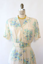 Soft Floral Tailored Shirtdress S/M