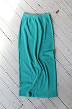 Teal Thermal Wiggle Skirt S/M