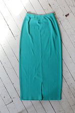 Teal Thermal Wiggle Skirt S/M