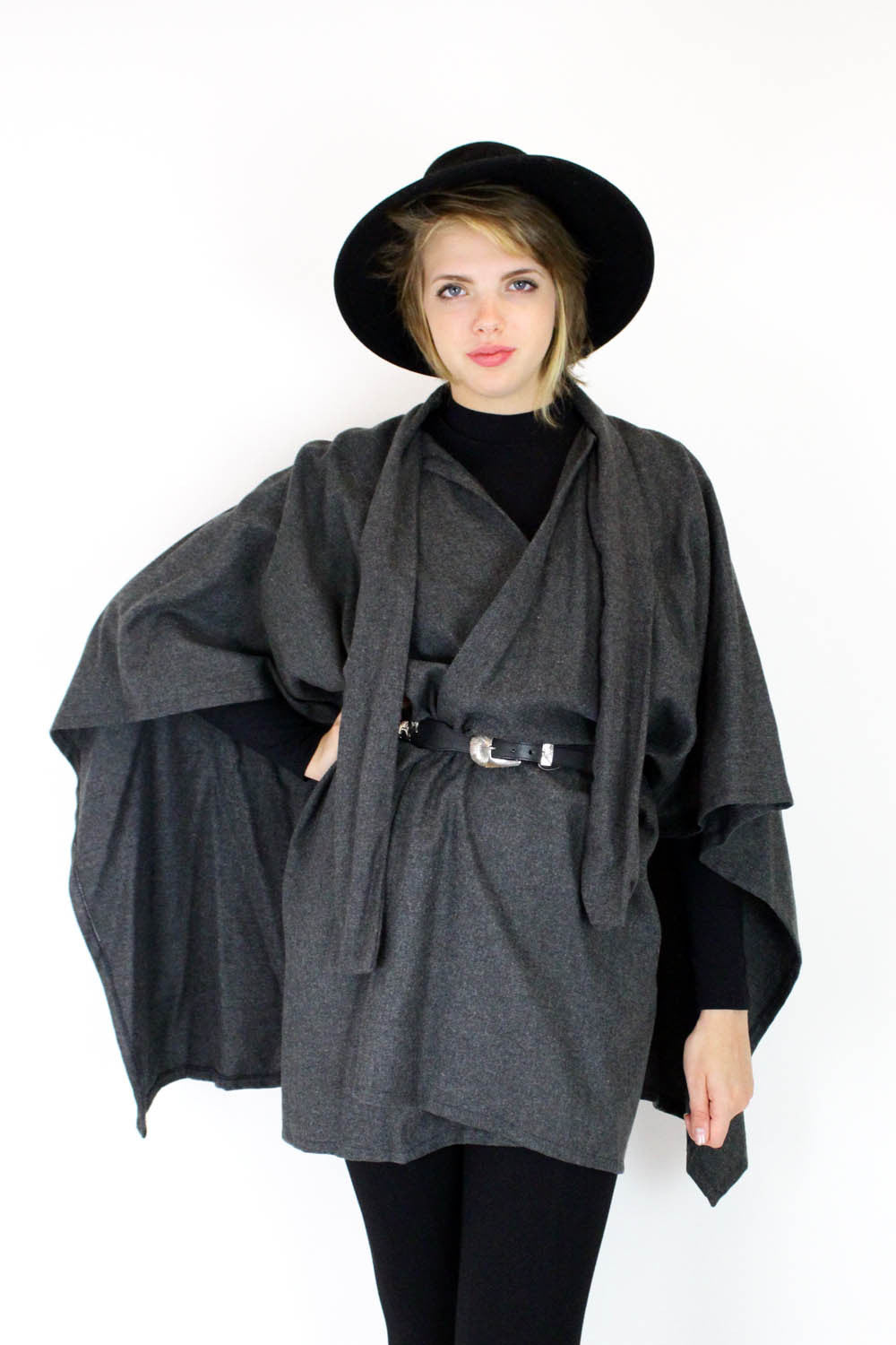 vintagw wool cape