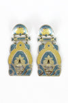 Mayan Hanging Post Earrings