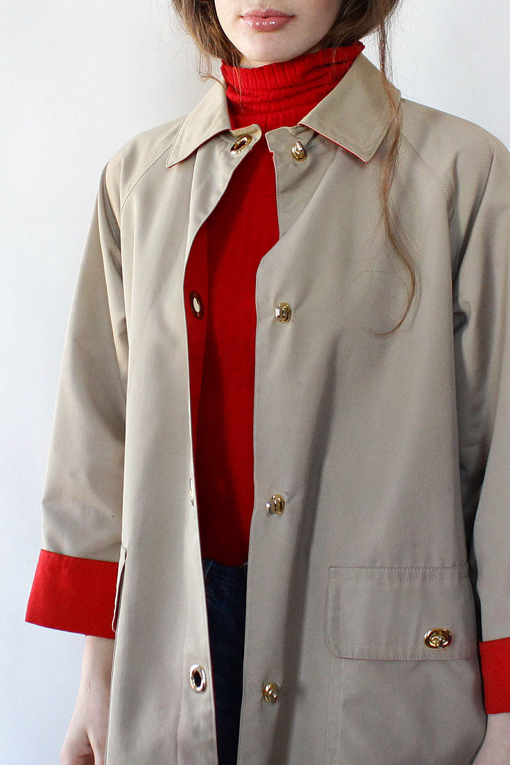 Burberry reissued waxed on sale cotton gabardine car coat