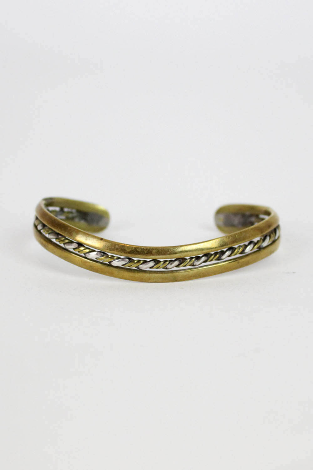 Wavy Mixed Metal Bracelet