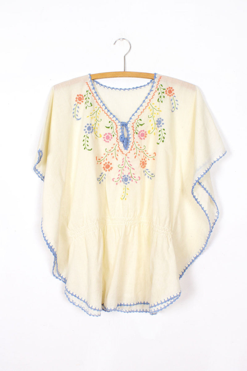 Lucy Embroidered Poncho