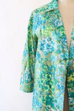 Abstract Hydrangea Cotton Jacket XS-M