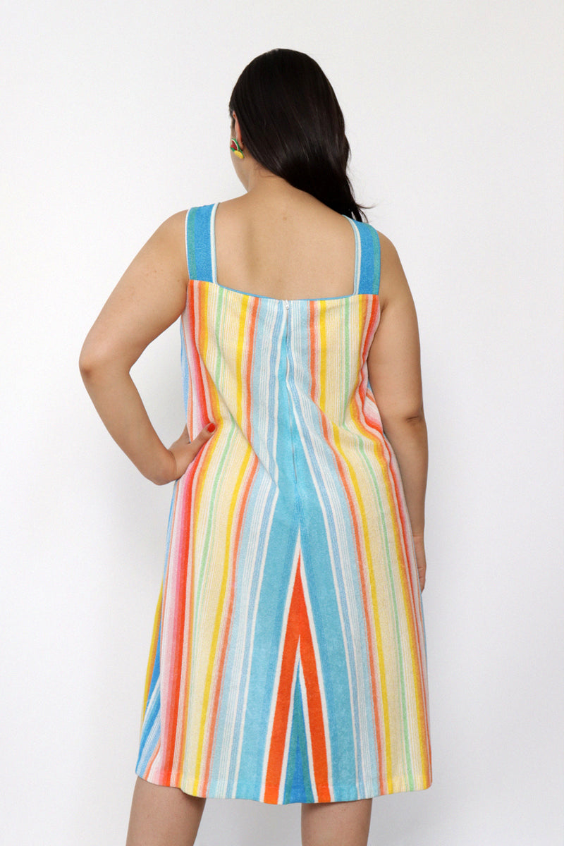 Rainbow Terry Tent Sundress L/XL