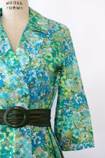 Abstract Hydrangea Cotton Jacket XS-M