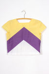 Cropped Colorblock Top M