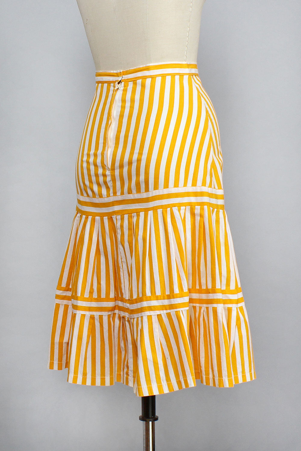 Lemonade Stripe Skirt XS