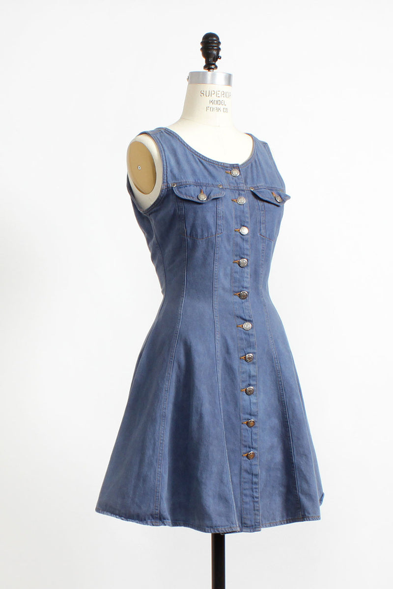 See Saw Denim Dress S/M