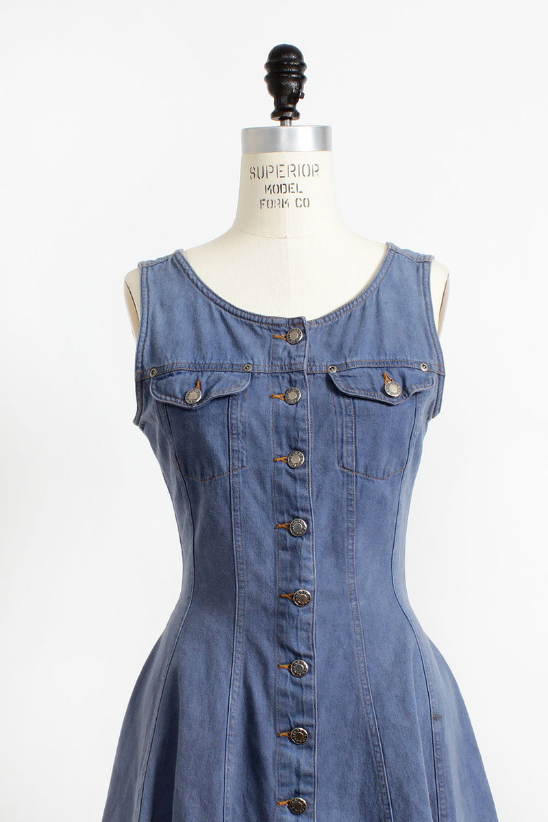 See Saw Denim Dress S/M