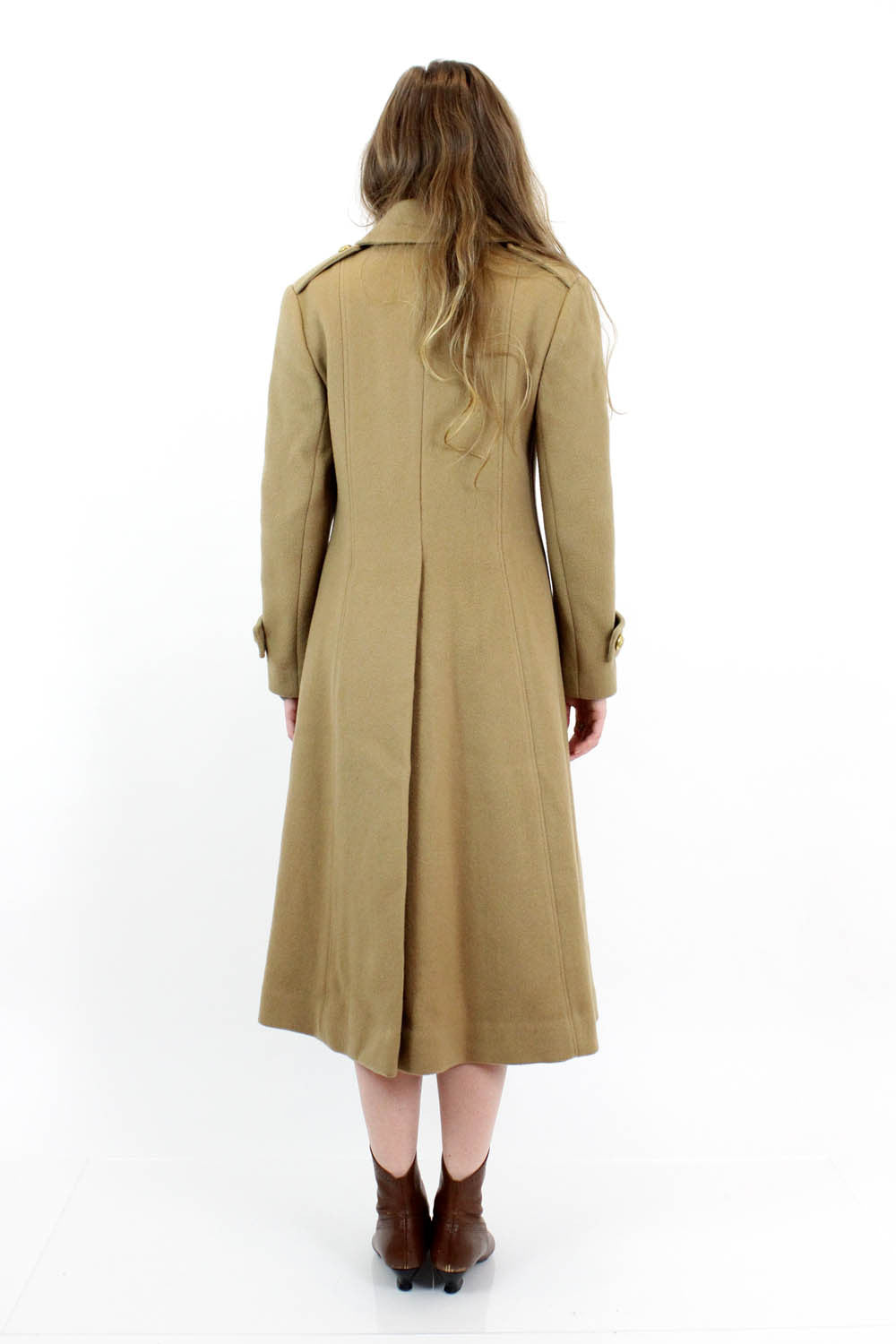 SALE... Adolfo Camel Princess Coat S/M