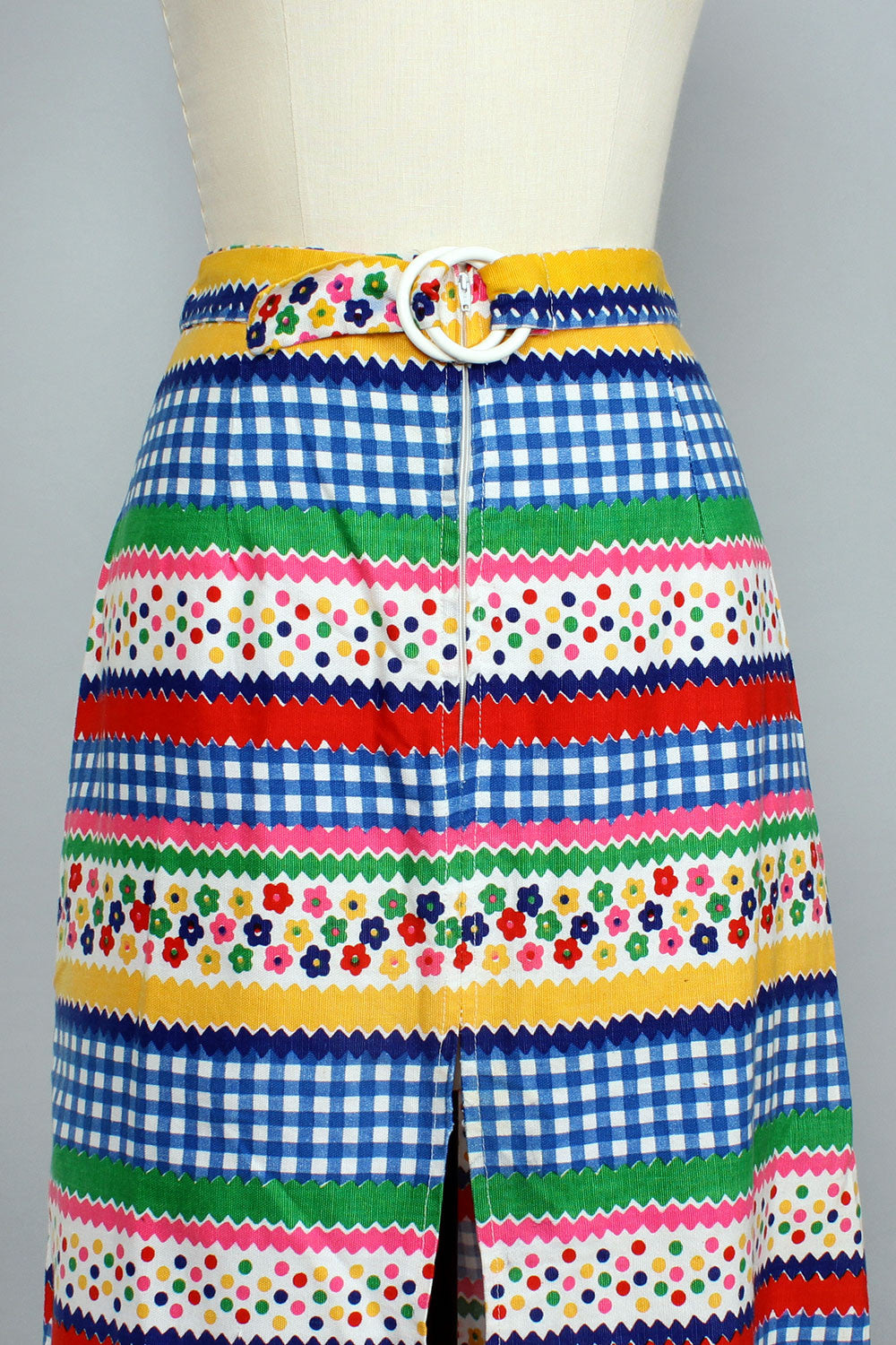 Carousel Collage Skirt S