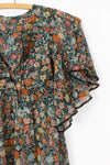 Floral Flutter Blouse S