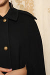 Black Epaulet Cape S/M