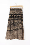 Camel Caravan Wrap Skirt