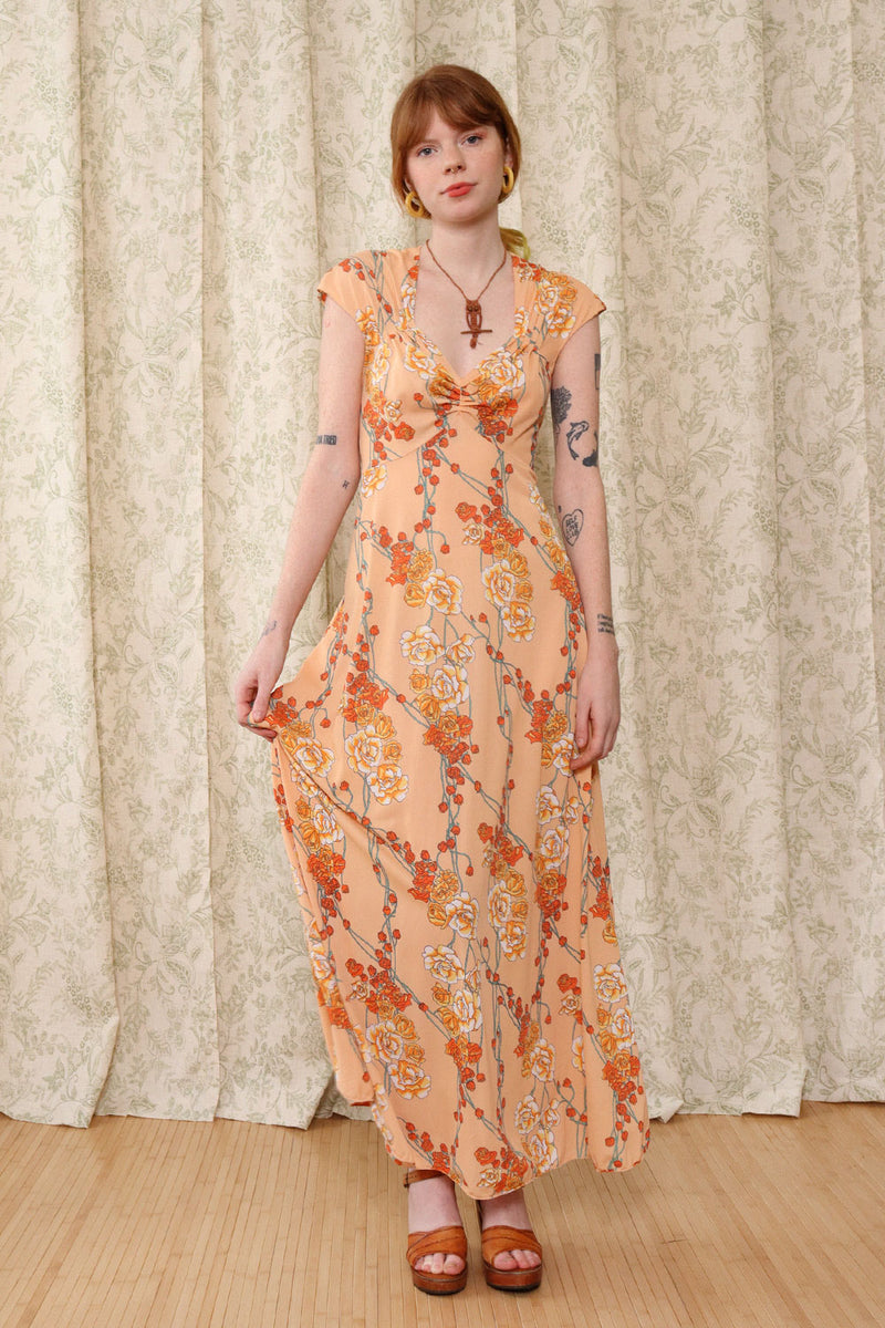 Peach Rose Slipdress S