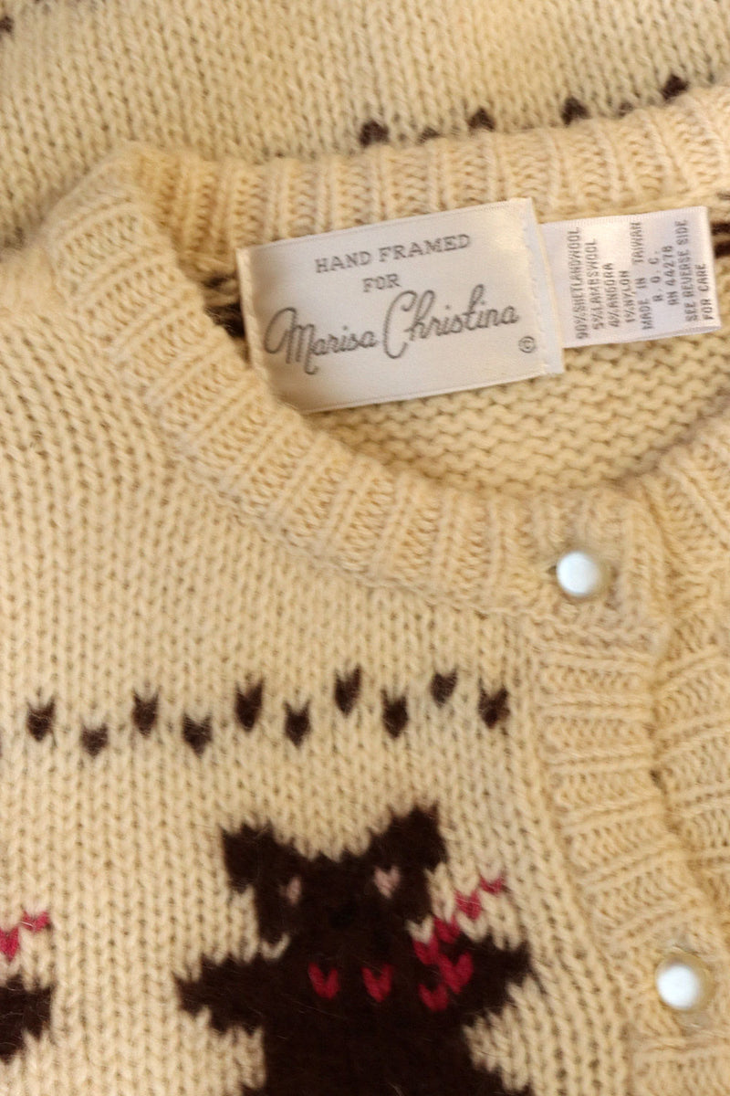 Teddy Bear Cardigan M/L