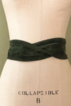 Forest Green Suede Wrap Belt M/L