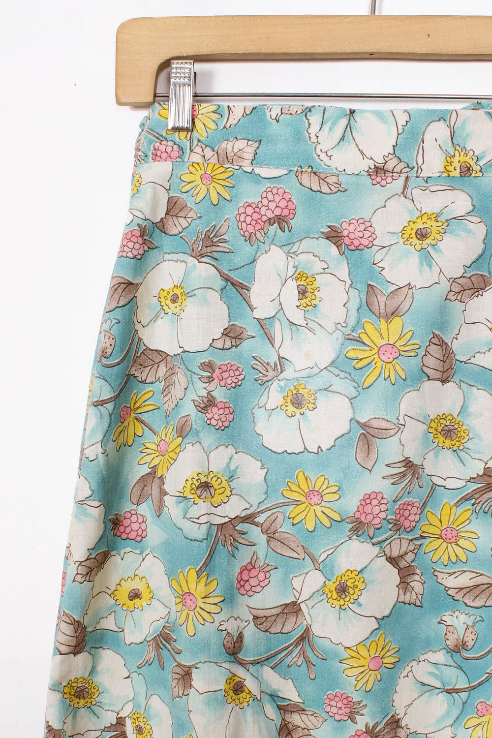 Aqua Berry Wrap Skirt