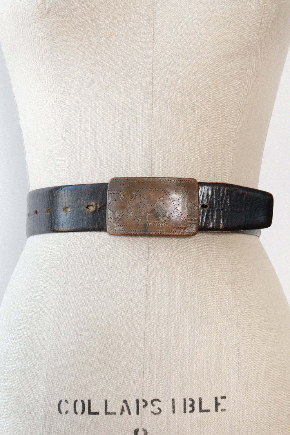 Stipple Copper Buckle Belt M-XL