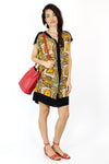 Broadway & Broome Silk Paisley Dress