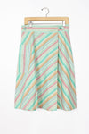 Fritzi Chevron Wrap Skirt