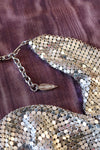 Whiting & Davis Metal Mesh Scarf Necklace