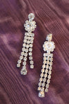 Fringed Crystal Earrings