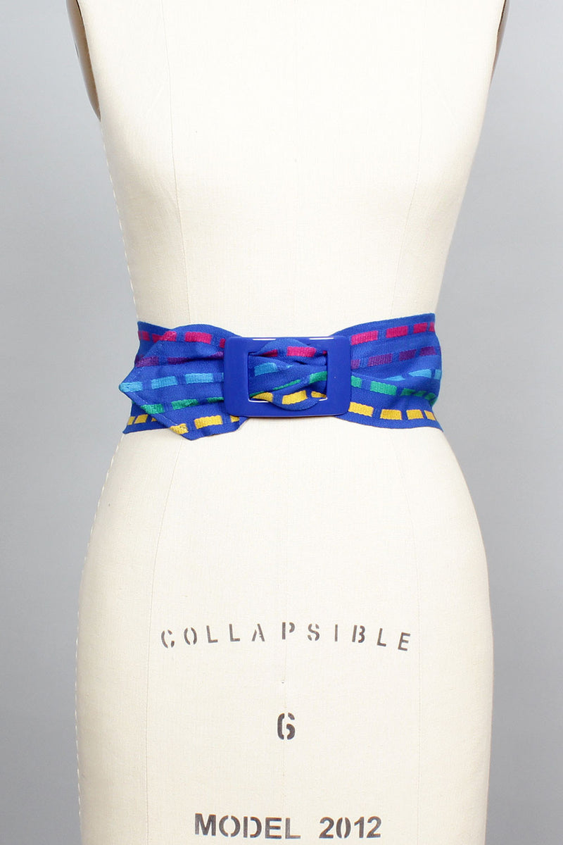 Cobalt Dash Sash Belt