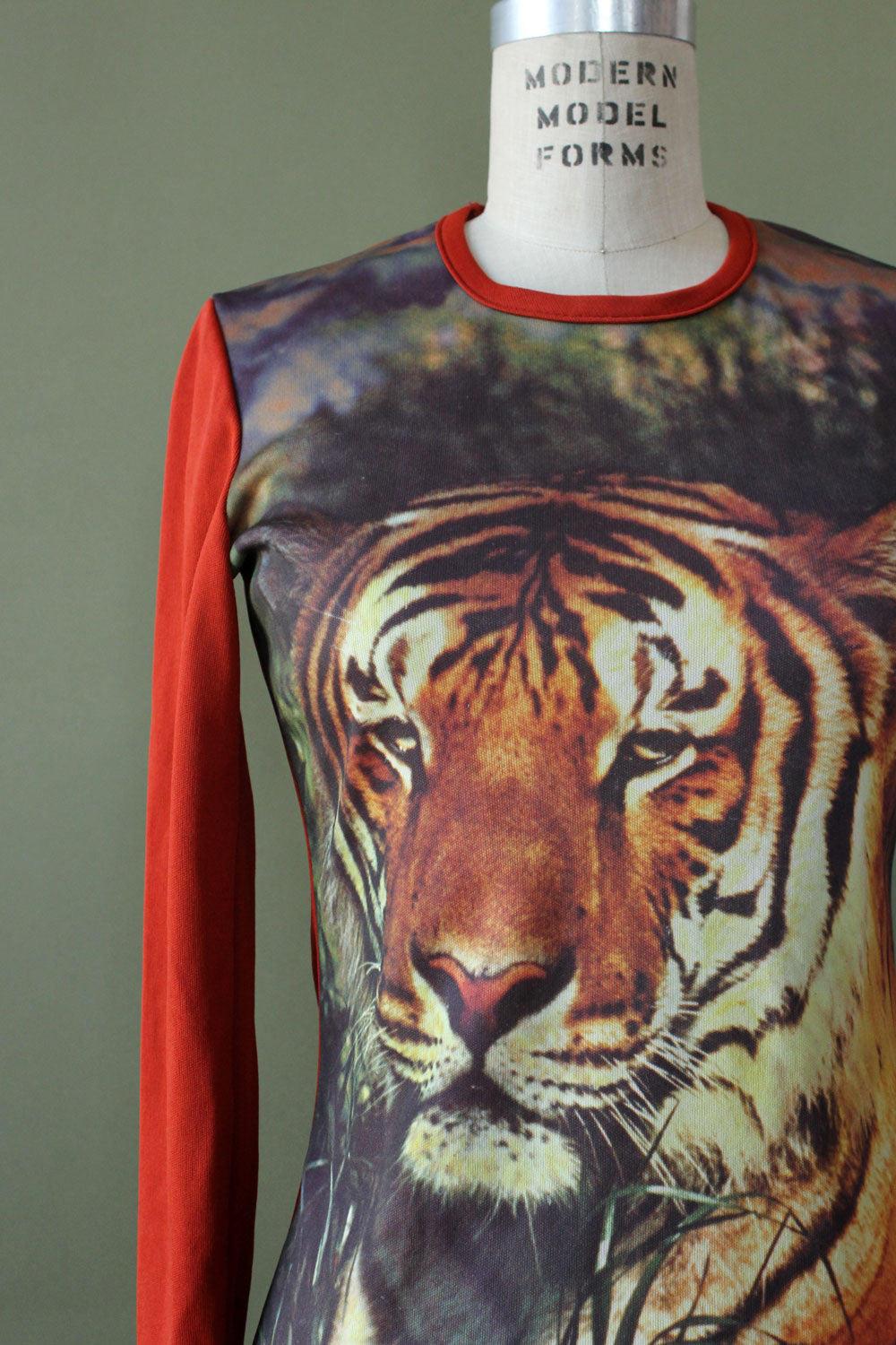 Novelty Tiger Long Sleeve Tee S/M