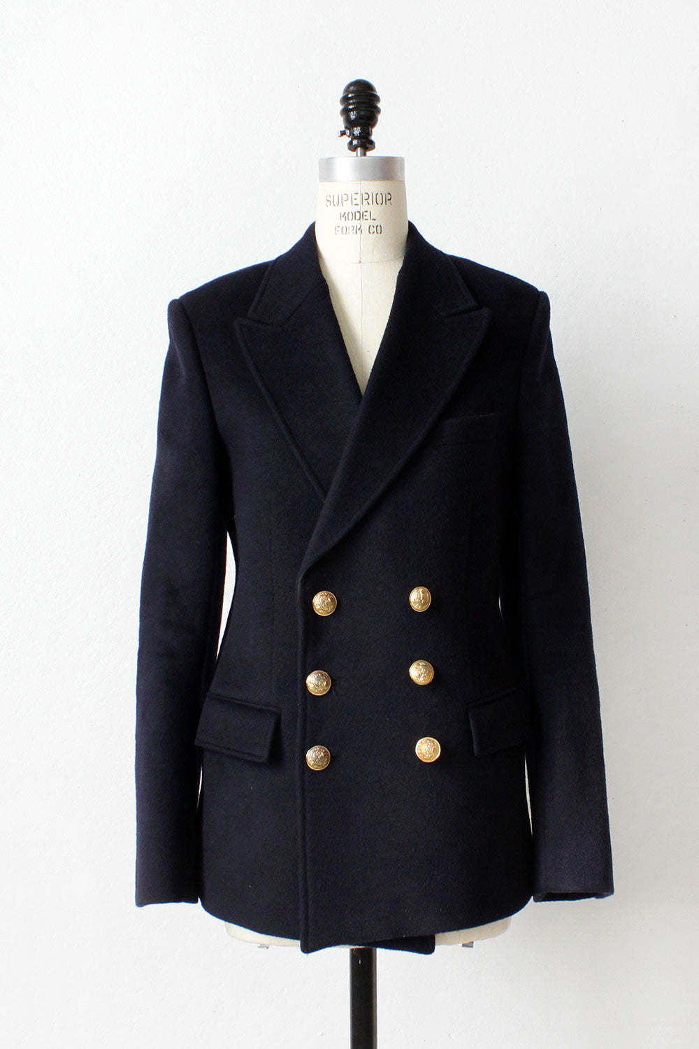 Tailored Navy Peacoat L