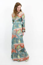 70s Fairy Tale Maxi Dress S