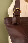 Coach XL Dark Brown Leather Soho Tote