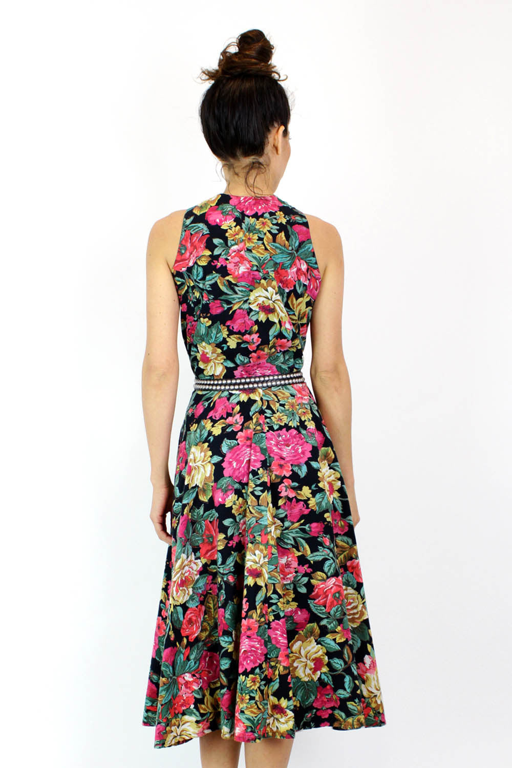 Starina Cotton Floral Dress L