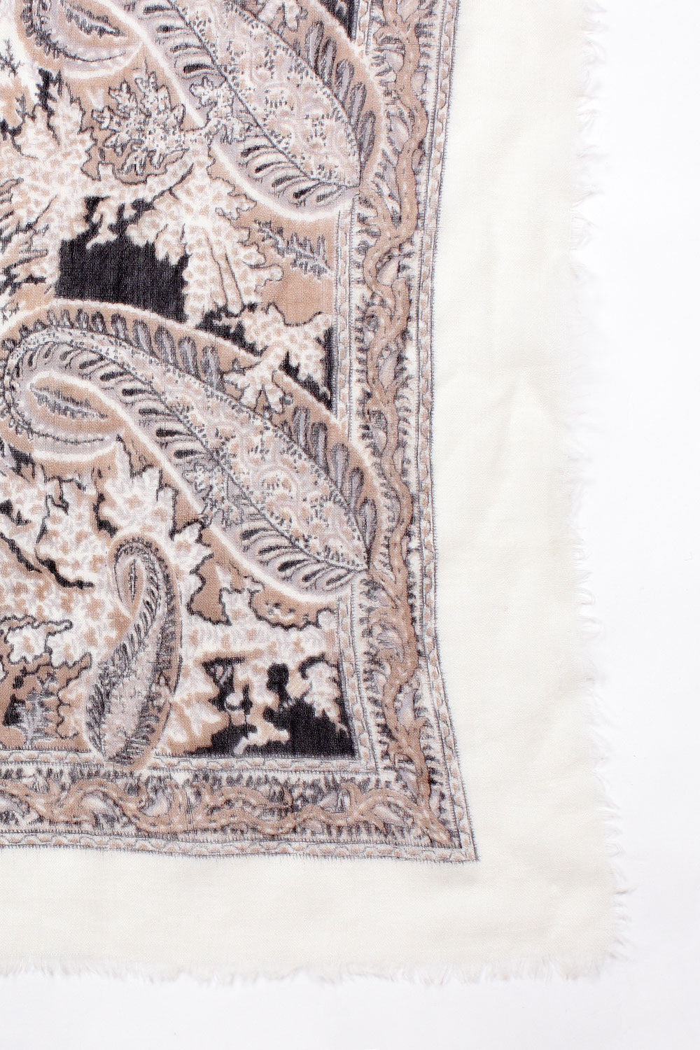 Stormy Paisley Scarf • L