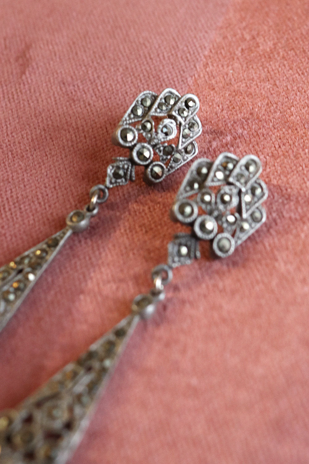 Marcasite Deco Dangles