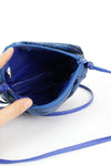 Cobalt Snakeskin Purse