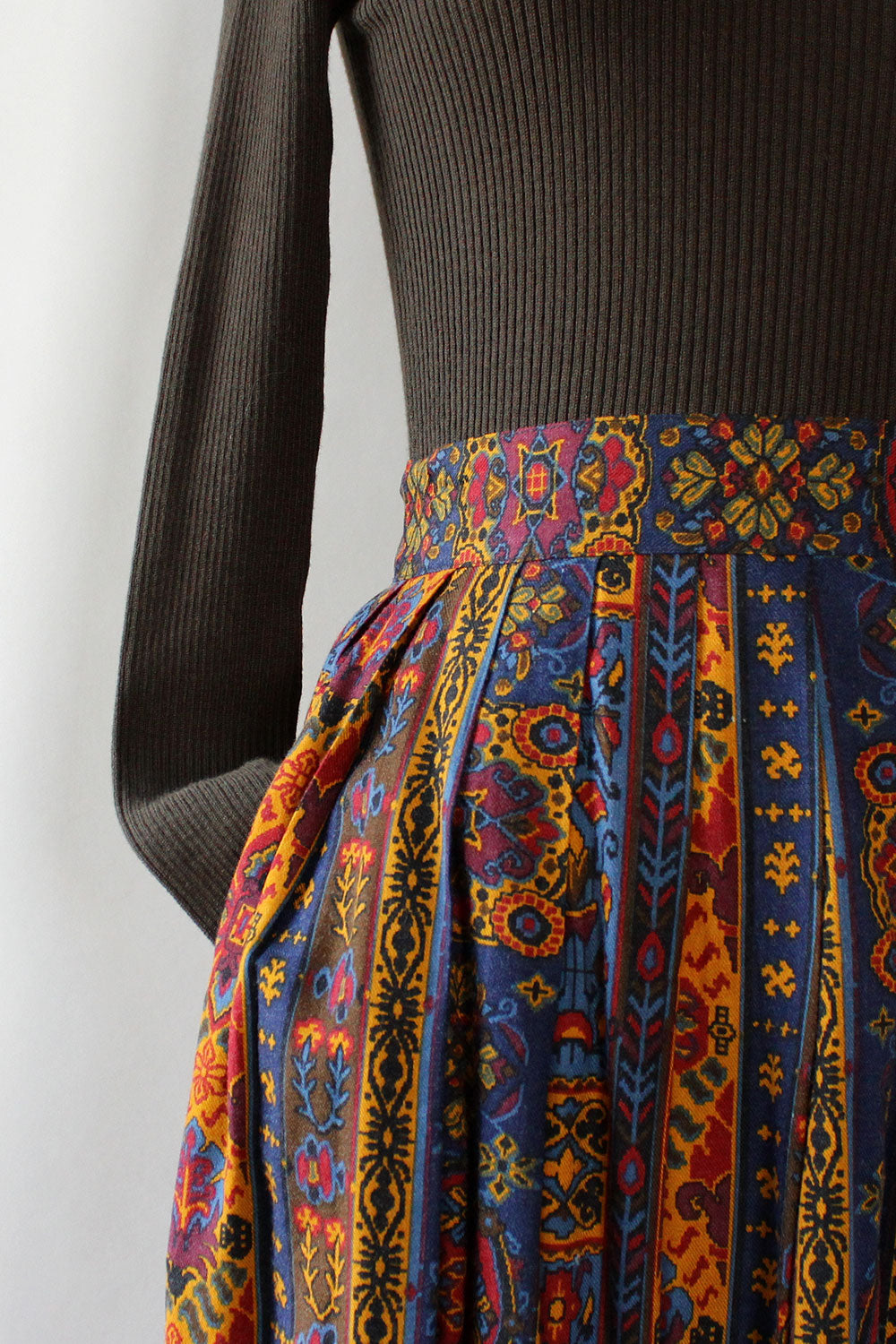 Tapestry Midi Skirt S