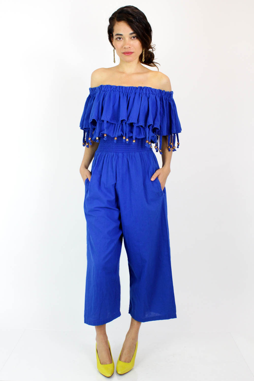 vintage wide leg jumpsuit