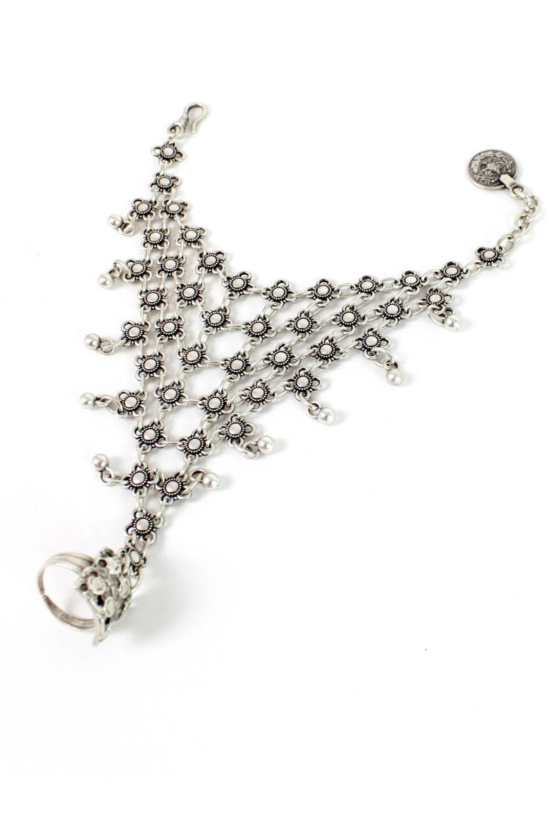 silver slave bracelet