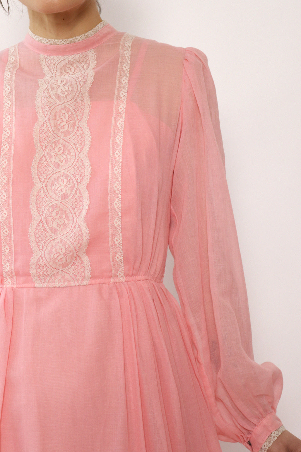 Carnation Pink Prairie Dress XS