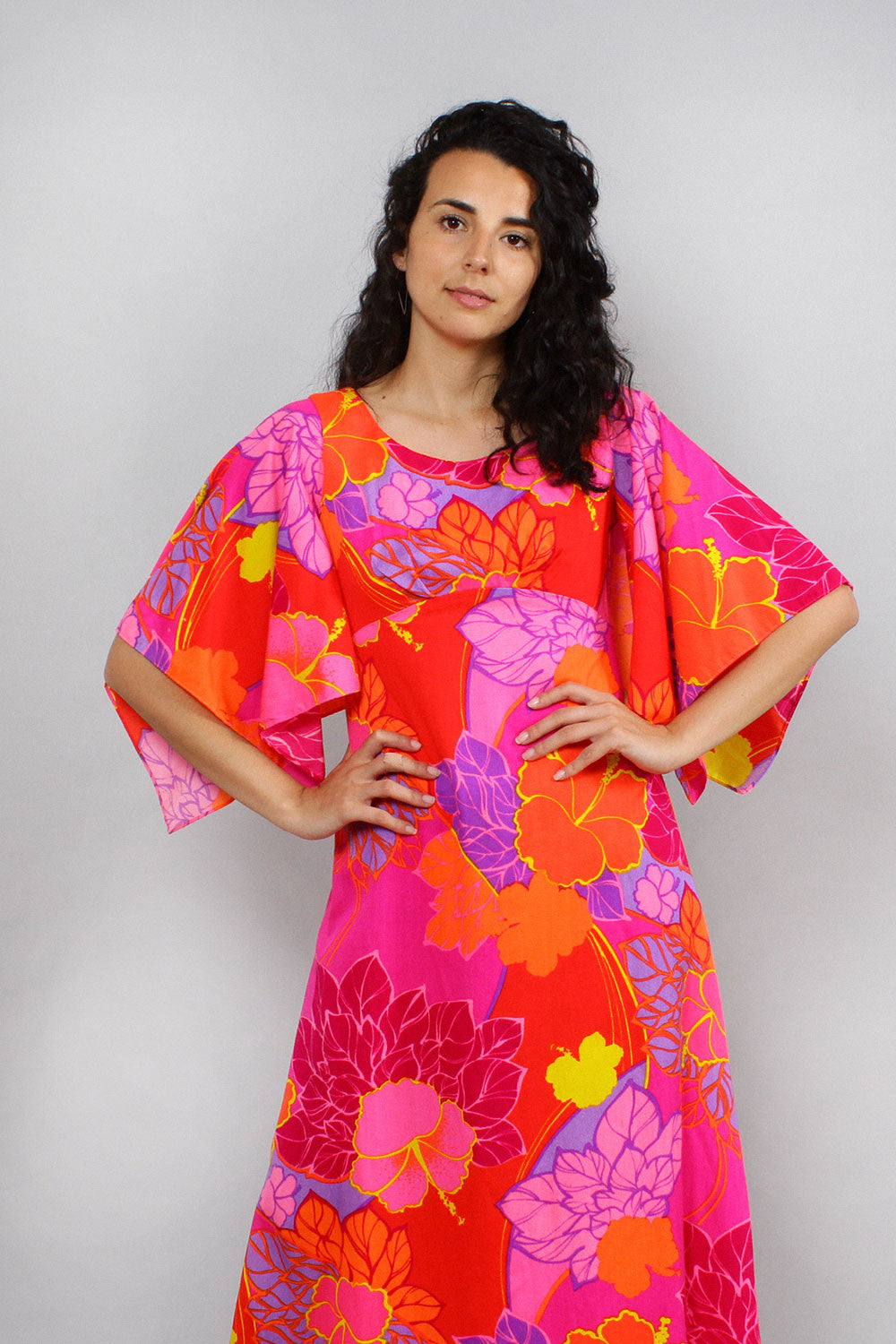 Technicolor Flutter Sleeve Maxi XS/S