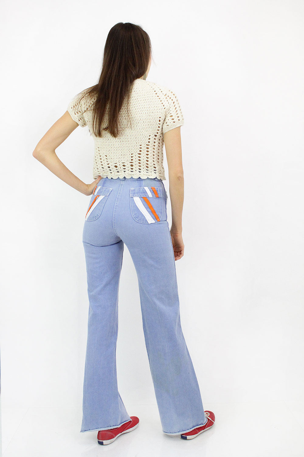 70s Creamsicle Jeans XS