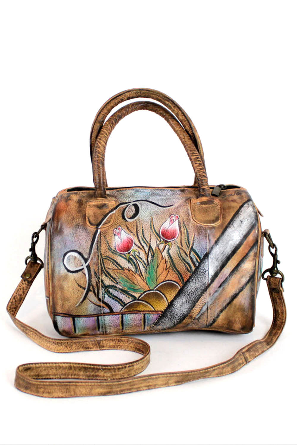 vintage hand painted purses