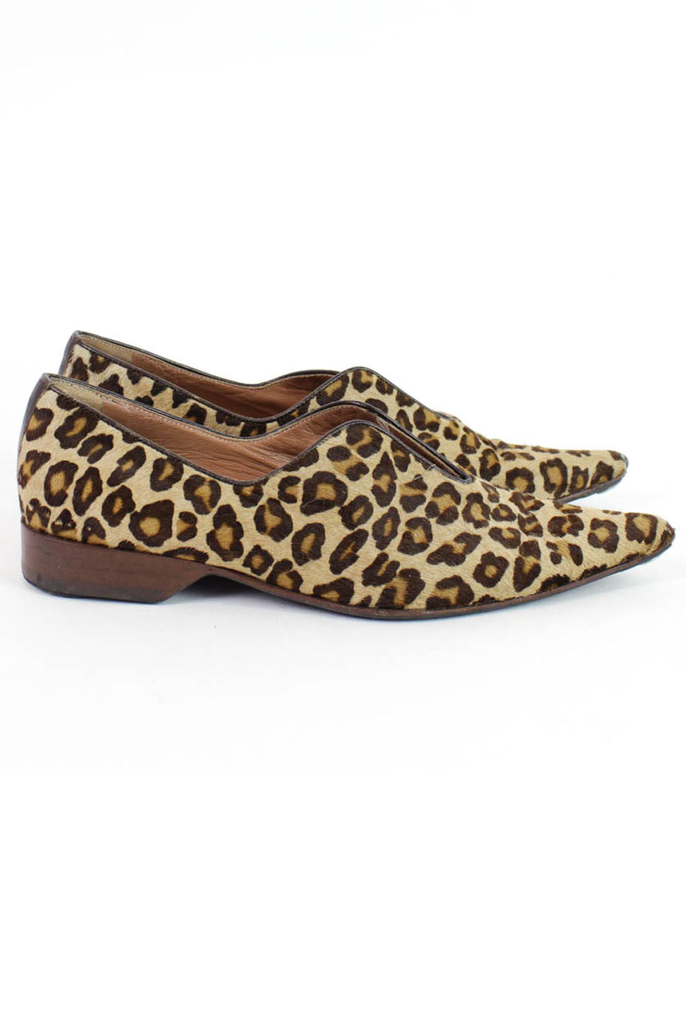 Leopard Pointed Flats 6