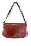 Burgundy Horseshoe Saddle Bag