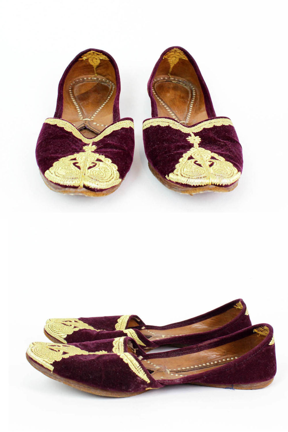 Velvet Khussa Slippers 7