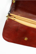 Burgundy Horseshoe Saddle Bag